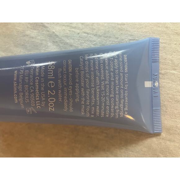 SKINN x Dimitri James Berry Pure Superfruit Detoxifying Mask New / Sealed 2 oz - Picture 4 of 4